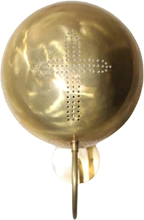 Sputnik Handcrafted Wall Lamp Blackened Brass