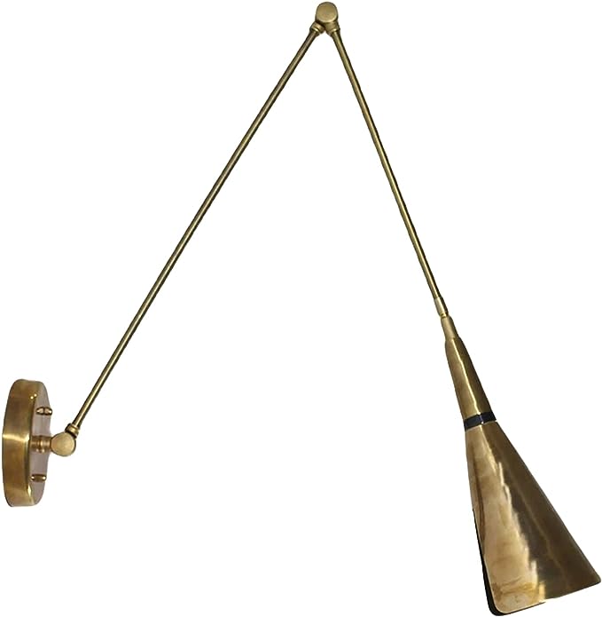 Cut Shade Wall Sconce Antique Patina