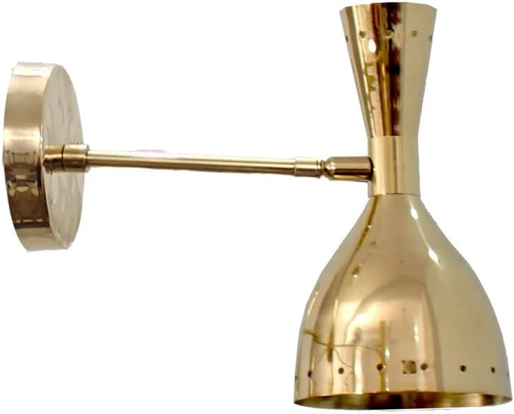 Short Sputnik Wall Sconce Brushed Brass