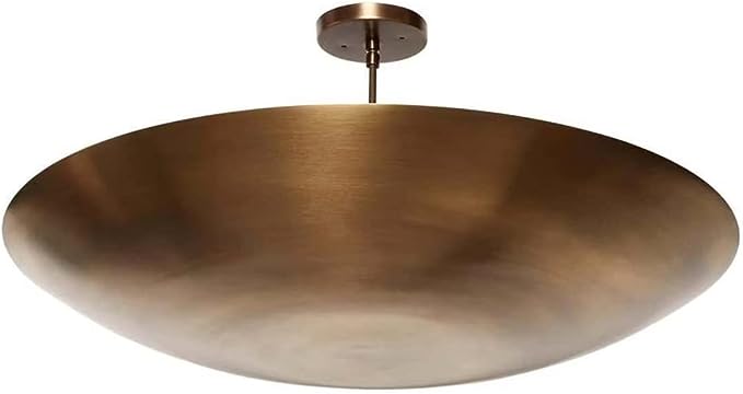 6-Light Sputnik Chandelier Brushed Brass