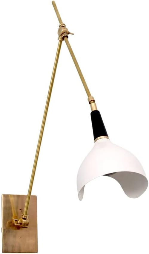 Lighting Wizard Mid-Century Wall Sconce Antique Black